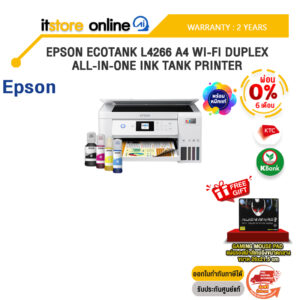 [ผ่อน 0% 6 ด.]EPSON ECOTANK L4266 A4 WI-FI DUPLEX ALL-IN-ONE INK TANK PRINTER /ประกัน 2 Years/BY ITSTORE ONLINE