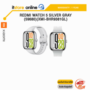 REDMI WATCH 5 SILVER GRAY (59680)(XMI-BHR9381GL) /ประกัน 1 Year/BY ITSTORE ONLINE