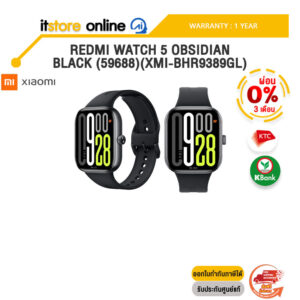[ผ่อน 0% 3 ด.]REDMI WATCH 5 OBSIDIAN BLACK (59688)(XMI-BHR9389GL) /ประกัน 1 Year/BY ITSTORE ONLINE