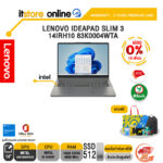 [ผ่อน 0% 10 ด.]LENOVO IDEAPAD SLIM 3 14IRH10 83K0004WTA /i5-13420H/ประกัน 2 Years Premium Care/BY ITSTORE-ONLINE