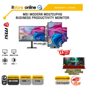 MSI MODERN MD272UPHG BUSINESS PRODUCTIVITY MONITORS(IPS UHD 60Hz) /ประกัน 3 Years/BY ITSTORE-ONLINE
