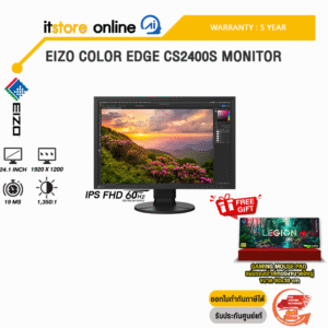 EIZO COLOR EDGE CS2400S MONITOR (IPS FHD/100Hz)/ประกัน 5 Years/BY ITSTORE ONLINE