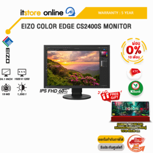 [ผ่อน 0% 10 ด.]EIZO COLOR EDGE CS2400S MONITOR (IPS FHD/100Hz)/ประกัน 5 Years/BY ITSTORE ONLINE