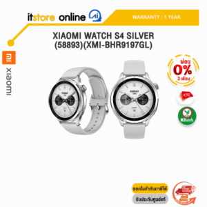 [ผ่อน 0% 6 ด.]XIAOMI WATCH S4 SILVER (58893)(XMI-BHR9197GL) /ประกัน 1 Year/BY ITSTORE-ONLINE