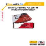 COLORFUL CN600 M.2 PCIe Gen3 x4 (NVMe) 256GB (3200/1200) 3Y /ประกัน 3 Years/BY ITSTORE-ONLINE