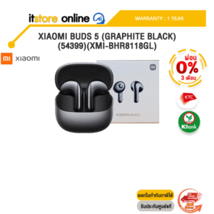 [ผ่อน 0% 3 ด.]Xiaomi Buds 5 (Graphite Black) (54399)(XMI-BHR8118GL) /ประกัน 1 Year/BY ITSTORE-ONLINE