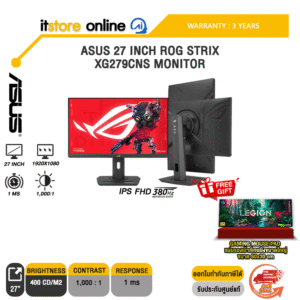 ASUS 27 INCH ROG STRIX XG279CNS MONITOR (IPS FHD/380Hz)/ประกัน 3 Years/BY ITSTORE ONLINE
