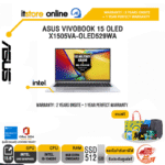 ASUS VIVOBOOK 15 OLED X1505VA-OLED529WA /i5-13420H /ประกัน 2 YEARS Onsite service+ 1Y Perfect warranty/BY ITSTORE ONLINE