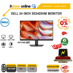 [ผ่อน 0% 3 ด.]DELL 24 INCH SE2425HM MONITOR (IPS FHD/100Hz)/ประกัน 3 Years Onsite/BY ITSTORE ONLINE