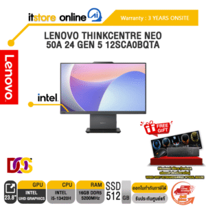 LENOVO THINKCENTRE NEO 50A 24 GEN 5 12SCA0BQTA /i5-13420H /ประกัน 3 YEARS ONSITE/BY ITSTORE ONLINE