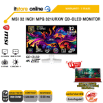 MSI 32 INCH MPG 321URXW QD-OLED MONITOR (QD-OLED 4K/240Hz)/ประกัน 3 Years/BY ITSTORE ONLINE