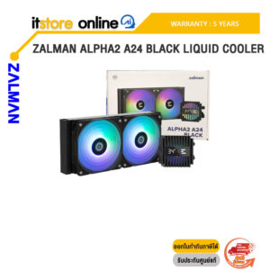ZALMAN ALPHA2 A24 BLACK LIQUID COOLER /ประกัน 5 Years/BY ITSTORE ONLINE