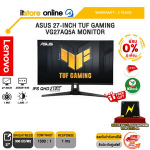 [ผ่อน 0% 6 ด.]ASUS 27-INCH TUF GAMING VG27AQ5A MONITOR (IPS QHD/210Hz)/ประกัน 3 Years/BY ITSTORE ONLINE