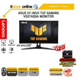 ASUS 27-INCH TUF GAMING VG27AQ5A MONITOR (IPS QHD/210Hz)/ประกัน 3 Years/BY ITSTORE ONLINE