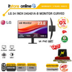 [ผ่อน 0% 3 ด.]LG 24 INCH 24U421A-B MONITOR CURVED (VA FHD 100Hz)/ประกัน 3 Years Onsite/BY ITSTORE-ONLINE