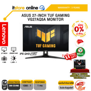 [ผ่อน 0% 6 ด.]ASUS 27-INCH TUF GAMING VG27AQ5A MONITOR (IPS QHD/210Hz)/ประกัน 3 Years/BY ITSTORE ONLINE
