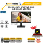 AOC 23.8 INCH ADAPTIVE SYNC  24B15H2/67 MONITOR (IPS FHD/100Hz) /ประกัน 3 Years ONSITE + BKK ONLY/BY ITSTORE ONLINE