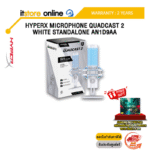 HYPERX MICROPHONE QUADCAST 2 WHITE STANDALONE AN1D9AA/ประกัน 2 YEARS/BY ITSTORE ONLINE