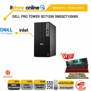 DELL PRO TOWER QCT1250 SNSQCT125005 /i5-14500/ประกัน 3 Years Onsite/ITSTORE-ONLINE