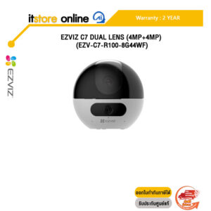 EZVIZ C7 DUAL LENS (4MP+4MP) (EZV-C7-R100-8G44WF) /ประกัน 2 Years/BY ITSTORE-ONLINE