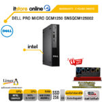 DELL PRO MICRO QCM1250 SNSQCM125002 /i3-14100T/ประกัน 3 Years Onsite/BY ITSTORE-ONLINE