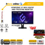 VIEWSONIC 27 INCH XG2737 AMD FREESYNC MONITOR (IPS FHD/100Hz)/ประกัน 3 Years/BY ITSTORE ONLINE