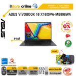 [ผ่อน 0% 10 ด.]ASUS VIVOBOOK 16 X1605VA-MB998WA /i9-13900H/ประกัน 2 Years Onsite +  1 Year Perfect warranty/ITSTORE-ONLINE