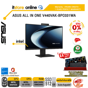 [ผ่อน 0% 10 ด.]ASUS ALL IN ONE V440VAK-BPC031WA /i3-1315U /ประกัน 3 Y Onsite+1Y Perfect Warranty/BY ITSTORE ONLINE