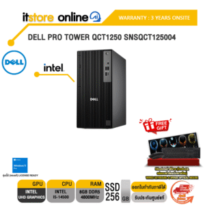 DELL PRO TOWER QCT1250 SNSQCT125004 /i5-14500/ประกัน 3 Years Onsite/ITSTORE-ONLINE
