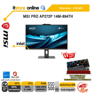 MSI PRO AP272P 14M-894TH /i5-14400 /ประกัน 3 YEARS/BY ITSTORE ONLINE