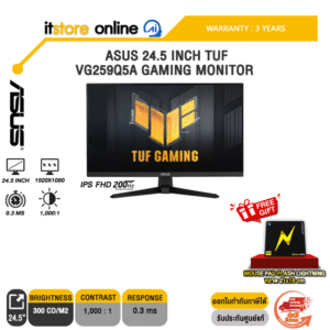 ASUS 24.5 INCH TUF VG259Q5A GAMING MONITOR (IPS FHD/200Hz) /ประกัน 3 Years/BY ITSTORE ONLINE