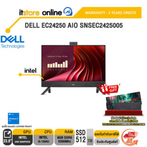 DELL EC24250 AIO SNSEC2425005 / i5-1334U/ประกัน3 Years Onsite/BY ITSTORE ONLINE
