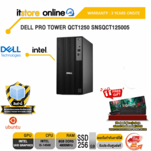 DELL PRO TOWER QCT1250 SNSQCT125005 /i5-14500/ประกัน 3 Years Onsite/ITSTORE-ONLINE