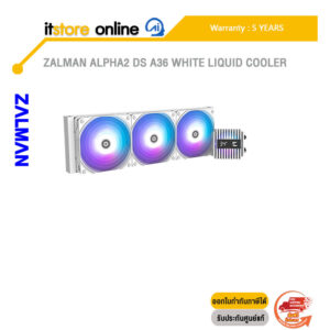 ZALMAN ALPHA2 DS A36 WHITE LIQUID COOLER /ประกัน 5 Years/BY ITSTORE-ONLINE