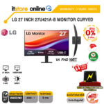 [ผ่อน 0% 3 ด.]LG 27 INCH 27U421A-B MONITOR CURVED (VA FHD 100Hz)/ประกัน 3 Years Onsite/BY ITSTORE-ONLINE