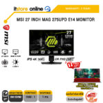 [ผ่อน 0% 10 ด.]MSI 27 INCH MAG 275UPD E14 MONITOR (IPS 4K 144Hz)/ประกัน 3 Years/ITSTORE-ONLINE