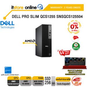 [ผ่อน 0% 10 ด.]DELL PRO SLIM QCS1255 SNSQCS125504 /R5 8500G/ประกัน 3 Years Onsite/ITSTORE-ONLINE
