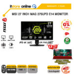 MSI 27 INCH MAG 275UPD E14 MONITOR (IPS 4K 144Hz)/ประกัน 3 Years/ITSTORE-ONLINE