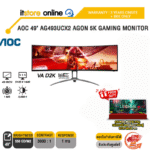 AOC 49" AG493UCX2/67 AGON 5K GAMING MONITOR (VA D2K 165Hz)/ประกัน 3 Years Onsite + BKK ONLY/ITSTORE-ONLINE
