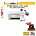 CANON PRINTER INKJET G3730 YELLOW/GREEN PASTEL /ประกัน 2 Years/ITSTORE-ONLINE