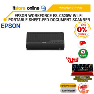 [ผ่อน 0% 10 ด.]EPSON WORKFORCE ES-C320W WI-FI PORTABLE SHEET-FED DOCUMENT SCANNER /ประกัน 1 Year/ITSTORE-ONLINE