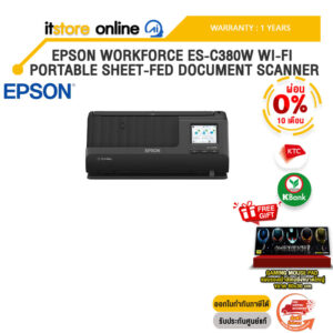 [ผ่อน 0% 10 ด.]EPSON WORKFORCE ES-C380W WI-FI PORTABLE SHEET-FED DOCUMENT SCANNER /ประกัน 1 Year/ITSTORE-ONLINE