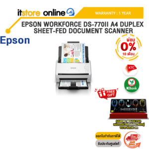 [ผ่อน 0% 10 ด.]EPSON WORKFORCE DS-770II A4 DUPLEX SHEET-FED DOCUMENT SCANNER /ประกัน 1 Year/BY ITSTORE ONLINE