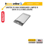 UNITEK S1103A DISKGUARD LIMPID R SATA III 2.5 ENCLOSURE /ประกัน 2 Years/ITSTORE-ONLINE