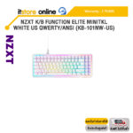NZXT K/B FUNCTION ELITE MINITKL WHITE US QWERTY/ANSI (KB-101NW-US) /ประกัน 2 Years/BY ITSTORE ONLINE