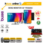 [ผ่อน 0% 10 ด.]BENQ MONITOR 32" PD3225U (IPS 4K 60Hz)/ประกัน 3 Years/ITSTORE-ONLINE