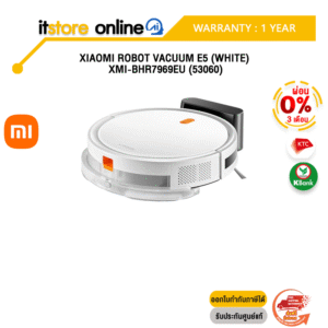 [ผ่อน 0% 3 ด.] XIAOMI ROBOT VACUUM E5 (WHITE) XMI-BHR7969EU (53060)/ประกัน 1 Year carry-in regional/BY ITSTORE ONLINE