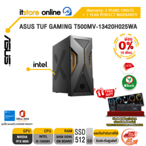 [ผ่อน 0% 10 ด.]ASUS TUF GAMING T500MV-13420H025WA /i5-13420H/ประกัน 3 Years Onsite+1 Year Perfect Warranty/BY ITSTORE ONLINE