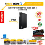 [ผ่อน 0% 10 ด.]LENOVO THINKCENTRE M70Q GEN 5 12TD0077TB / i5-14500T/ ประกัน 3 Years Onsite/BY ITSTORE ONLINE