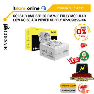 [ผ่อน 0% 3 ด.]CORSAIR RME SERIES RM750E FULLY MODULAR LOW NOISE ATX POWER SUPPLY CP-9020292-NA /ประกัน 7 Years/ITSTORE-ONLINE